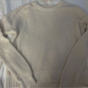 Small 💯cotton Banana Republic Beige Knit heavy sweater